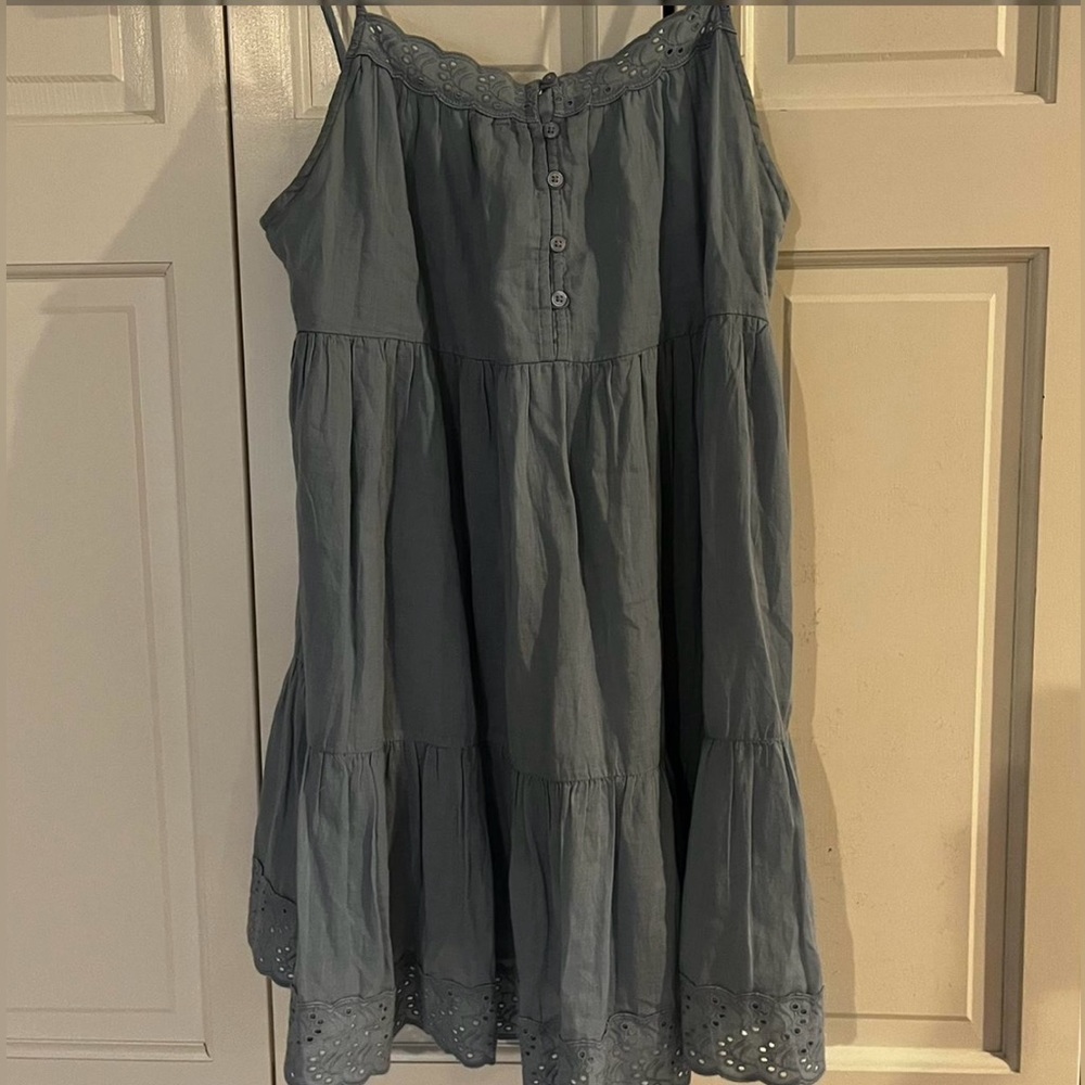 Urban Outfitters light blue baby doll dress